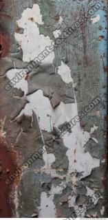 Photo Texture of Metal Paint Peeling